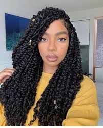 For black women with long natural hair twist hairstyles or senegalese twists are a great protective style that holds well with your natural texture and provides a nice alternative to box braids hairstyles. Passion Twists Braided Hairstyles Natural Hair Styles Twist Hairstyles