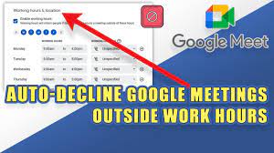Auto Decline Meetings Google Calendar