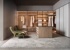 You can see the modern structure of the bedroom that amaze people around you. Equipped Walk In Closet Without Doors Gliss Master Molteni C