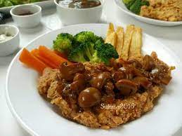 Resep Steak Ayam Crispy Saus Jamur Oleh Sukmawati Rs Recipe Resep Steak Resep Masakan Steak