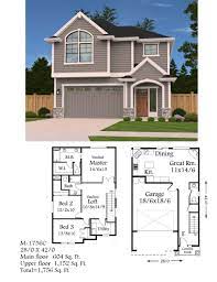 Lombard Poplar Small House Plan W Garage Small Modern Home Plans Country Cottage House Plans Modern House Plans Traditional House Plans