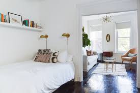 We ve rounded up some of our go to upgrades from graphic wall treatments and riveting patterns to big scale furniture and bold colour. 25 Small Bedroom Ideas How To Decorate A Small Bedroom Apartment Therapy