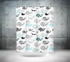 Cute Whale Shower Curtain Whale Shower Curtain Curtains Shower Curtain