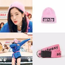 Mvfashion Idol Dahyun Pick Alexanderwang Ribbed Beanie Embroidery 118 Stussy Print D Ring Belt 45 Fashion Makeup Fashion Fashion Tv