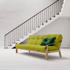 Poetry Sofa Bed Natural By Karup Futon Leather Futon Minimalist Bed