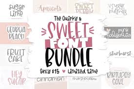 Onlinewebfonts.com is internet most popular font online download website,offers more than 8,000,000 desktop and web font products for you to preview and download. The Sweet Font Bundle 14 Fun Quirky Fonts 431421 Regular Font Bundles