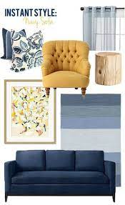 90 Fantastic Unique Mustard And Blue Living Room Inspira Spaces Blue Sofas Living Room Blue Couch Living Room Blue And Yellow Living Room