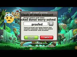 Buy clash of clans accounts and save your time. Clans Of Clans Account Locked How To Get Unlock Code Locked Account Of Clans Of Clans Unlock Code Youtube