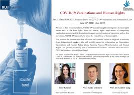 Help us get the word out so eligible south carolinians know how to access it! Webinar Series Covid 19 Vaccinations And International Law Volkerrechtsblog