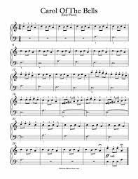 *free* shipping on qualifying offers. Intermediate Piano Arrangement For Carol Of The Bells Sheet Music Violin Sheet Music Christmas Piano Music Sheet Music