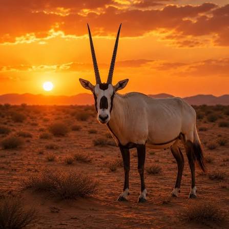 Arabian oryx: iconic symbol of desert beauty and endurance