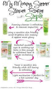My Morning Summer Skincare Routine With Simple Skincare All Things Beautiful Xo Simple Skincare Sensitive Skin Care Summer Skincare Routine