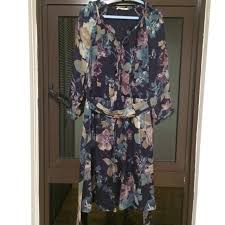 Don't miss out, shop today! Navy Blue Floral Print Dress Off 78 Medpharmres Com