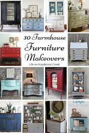 30 Farmhouse Furniture Makeovers Life On Kaydeross Creek Farmhouse Furniture Furniture Makeover Repurposed Furniture