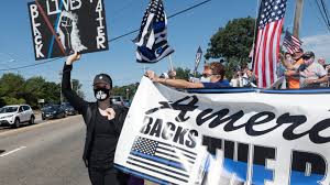 What is the blue lives matter flag? Hundreds Show Up For Competing Back The Blue Black Lives Matter Rallies Along Route 139 In Marshfield