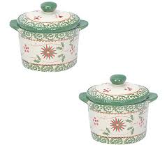 Collected from the entire web and summarized to include only the most important parts of it. Temp Tations Old World Set Of 2 Ramekins With Lids Qvc Com
