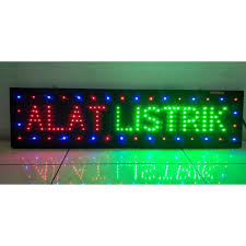 Toko kami bergerak di bidang penjualan dan pengadaan segala jenis lampu sorot, terutama lampu penerangan kantor, lampu penerangan industri/ pabrik, lampu untuk pertambangan batu bara, minyak dan gas, lampu sinar gedung, monumen, apartment, hotel. Papan Tulisan Lampu Led Sign Display Untuk Toko Alat Listrik Like Running Text Shopee Indonesia