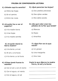 Más fichas de física para secundaria. Fichas Para Trabajar La Comprension Lectora En Ninos