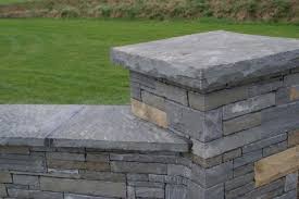 Our stoneer range is cut to a thickness of 30mm at our production facility in co.donegal. Liscannor Flagstone Piers Pier Caps Wall Caps Capping Stones Ireland Liscannor Porch Entry Stone Wall Pier