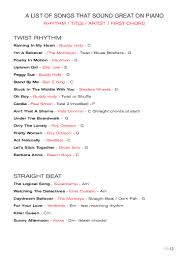 The song is easy to play in. List Of Songs That Sounds Great On Piano
