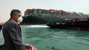 Suez canal authority chairman, amiral mohab mamish, stated that suez canal pilots and salvage teams supported by tugboats 42 and blocked the canal at 05:15 pm on 14, february 2013. Syvesbgbx2xzom