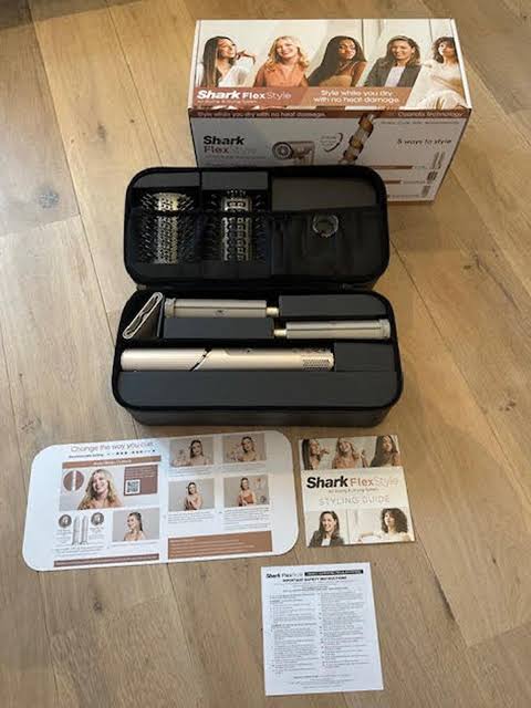 FlexStyle multi-styler system with styling attachments, AI generated