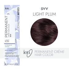 Ion color brilliance permanent chart pflag. Ion 5vv Light Plum Permanent Creme Hair Color By Color Brilliance Permanent Hair Color Sally Beauty