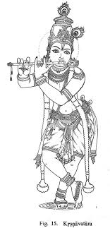Krsnavatara Madhubani Art Hindu Art God Art