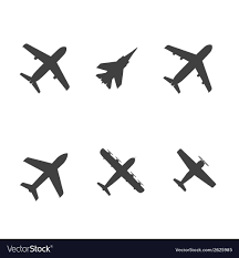 Plane Icons Royalty Free Vector Image Vectorstock Affiliate Royalty Icons Plane Free Ad Vector Free Vector Flowers Plane Icon