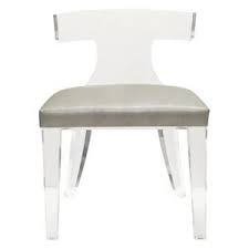 Worlds Away Duke Side Chair Side Chairs Klismos Chair Acrylic Chair