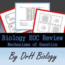 Magee's biology staar eoc review reporting category 1: Biology Eoc End Of Year Review Mechanisms Of Genetics Task Cards Included Biology Staar Review Biology Classroom