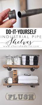 Make sure you really take the time to plan and do a little math to figure out your cuts. How To Build Diy Industrial Pipe Shelves Cherished Bliss