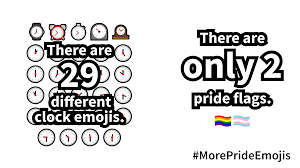 Tap the clock to see emoji that you've recently used. More Pride Emojis Information About The Effort To Propose More Pride Flag Emojis