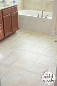 Start by thoroughly scrubbing all the grout lines on the floor with a narrow, stiff brush and grout cleaner/resealer. Ninesix Net Grout Pen Antique White