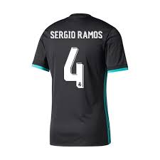 Real madrid laliga league level: Sergio Ramos Real Madrid 17 18 Away Cup Jersey