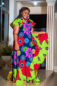 Robe longue africaine pas cher. Soldes Robe Longue En Tissu Pagne Africain En Stock