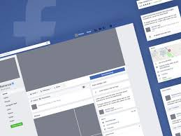 Facebook Page Template For Adobe Xd In 2020 Facebook Page Template Brand Guidelines Template Page Template