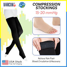 15 20 Mmhg Compression Stockings Medical Treatment Varicose Veins Surgical Socks Ebay