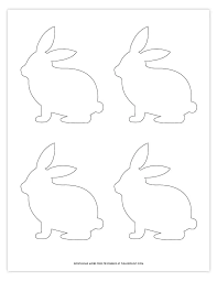 Printable bunny template this printable bunny template features a bunny head with two ears that are rounded at the tips. Easter Bunny Template Free Printable Bunny Pattern Pjs And Paint