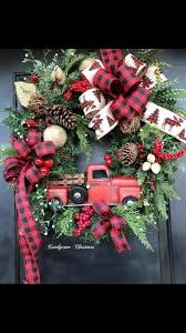 Find perfect mail accessories to suit your style! Red Truck Wreath Christmas Ornament Wreath Christmas Wreaths Christmas Decorations Rustic