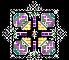 Pongal pulli kolam 2021 : 18 18 Parallel Dots Neer Pulli Kolam Put 18 Dots 18 Lines Then Leave Six Dots At Both Ends Rangoli Kolam Designs Kolam Designs Simple Rangoli Kolam