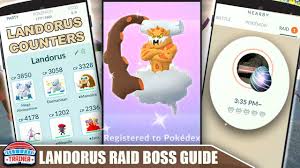 Landorus was already featured from march 1 to the 6. The Shiny Landorus Counter Guide 100 Ivs Moveset Weakness Incarnate Raid Boss Pokemon Go Youtube