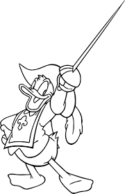 Nice Disney The Three Musketeers Donald Duck Coloring Pages The Three Musketeers Coloring Pages Disney Art