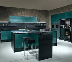 home living blog: sea green modular kitchen