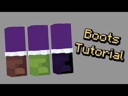 How To Make Cute Boots On Your Minecraft Skin Minecraft Skin Cute Boots Skin
