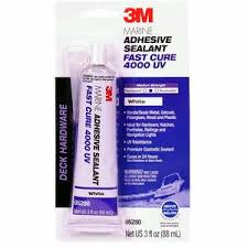 4000 Uv Polyether Adhesive Sealant White 3 Oz Tube