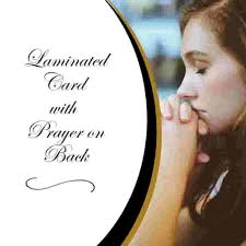 Saint Kevin Laminated Catholic Prayer Holy Card with Prayer