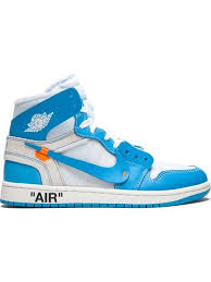 Buy cheap nike running trainers online. Nike X Off White Air Jordan 1 Retro High Off White Unc Sneakers Farfetch