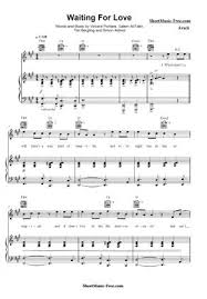 Thumbnail Of First Page Of Waiting For Love Piano Sheet Music Pdf By Avicii Waiting For Love Avicii Piano Sheet Music Pdf