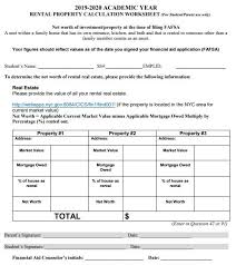 Rental Property Calculation Worksheet Rental Property Management Rental Property Property Management